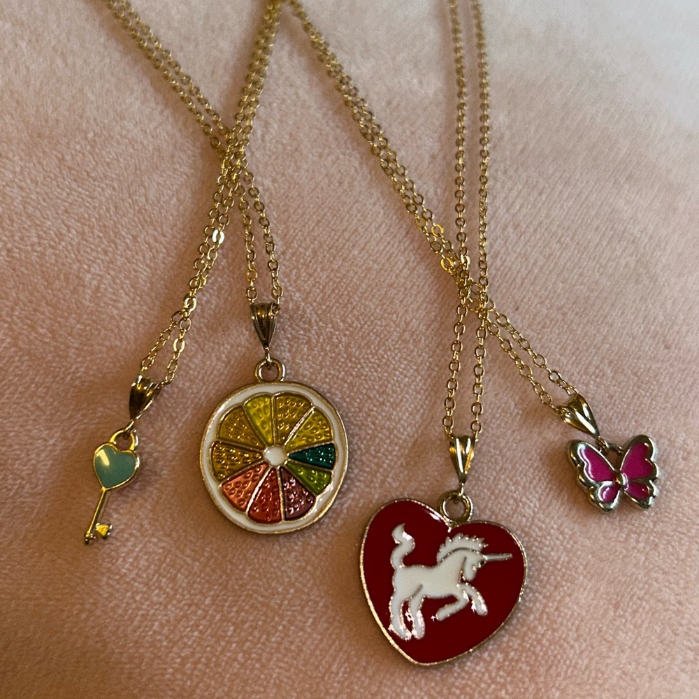 Blue🩵Key🔑 Necklace - Picture 11 of 11